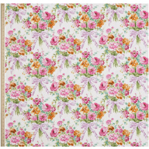 Liberty Fabrics - Bow bouquet rouge Bridgerton <b class="prixprod"><br>33 €/m</b> – Image 3