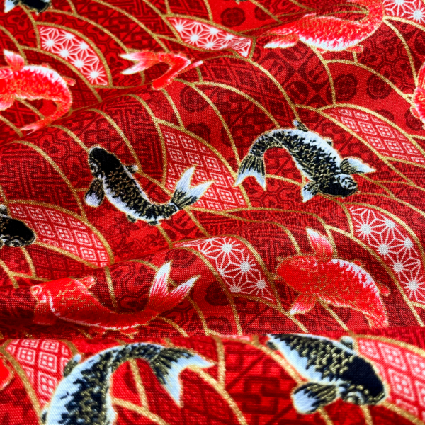 Naka fabrics - Carpes - Japonais <b class="prixprod"><br>26 €/m</b>