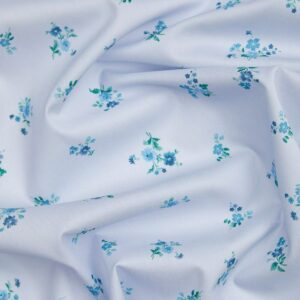 Liberty Fabrics - Posy corsage bleu Bridgerton <b class="prixprod"><br>33 €/m</b> – Image 2