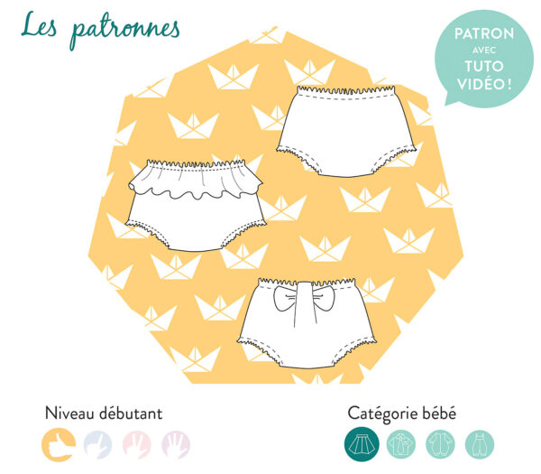 Trio de bloomers  - Les Patronnes