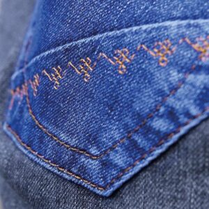 Fil Denim 100% polyester - 100m - bleu - 6075 – Image 5