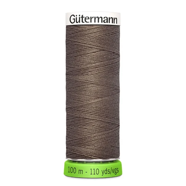 Fil rpet 100% polyester recycle - 100m  - Taupe - 439