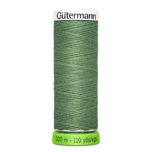 Fil rpet 100% polyester recycle - 100m  - Sauge - 821 – Image 2