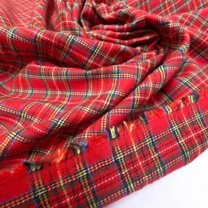 Tartan Highland Flame  – Tweed de coton carreaux écossais<b class="prixprod"><br>30€/m</b> – Image 3