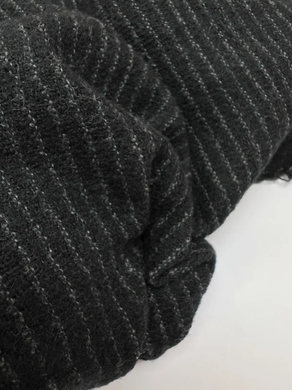 Paris Stripe – Laine & Coton Gris Noir <b class="prixprod"><br>35€/m</b>