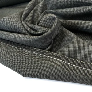 Tweed Verona – Laine pied-de-poule kaki brun noir <b class="prixprod"><br>40 €/m</b> – Image 3