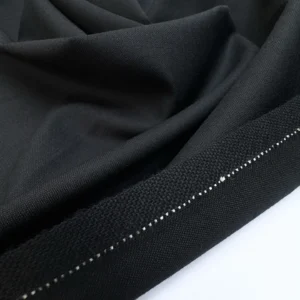 Roma Suit – Laine Noire Tissée Italienne <b class="prixprod"><br>35€/m</b>