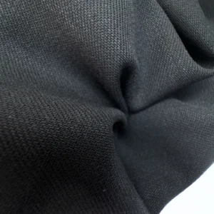 Milano Suit – Laine Italienne Noire Tissage Toile <b class="prixprod"><br>35€/m</b> – Image 4