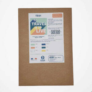 Kit broderie canevas Fukuri – To Travel Is To Live – Image 5
