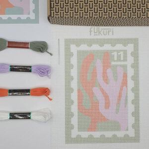 Kit broderie canevas Fukuri – Algues – Image 2