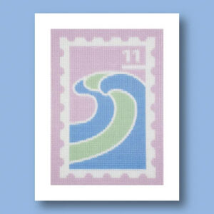 Kit broderie canevas Fukuri – Vague