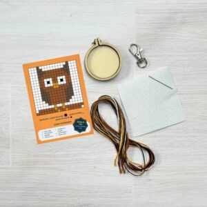 Mini kit point de croix – Tu es la plus chouette – The Crafty Kit Company (Écosse) – Image 4
