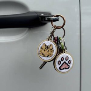 Mini kit point de croix – Faits l’un pour loutre – The Crafty Kit Company (Écosse) – Image 9