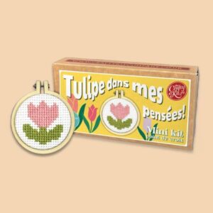Mini kit point de croix – Tulipe dans mes pensées – The Crafty Kit Company (Écosse) – Image 9