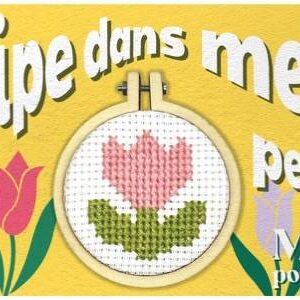 Mini kit point de croix – Tulipe dans mes pensées – The Crafty Kit Company (Écosse) – Image 6