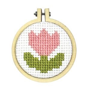 Mini kit point de croix – Tulipe dans mes pensées – The Crafty Kit Company (Écosse) – Image 3