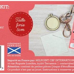 Mini kit point de croix – On est félins pour l’autre – The Crafty Kit Company (Écosse) – Image 4