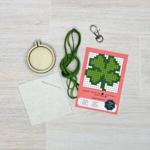 Mini kit point de croix – Bonne chance – The Crafty Kit Company (Écosse) – Image 5