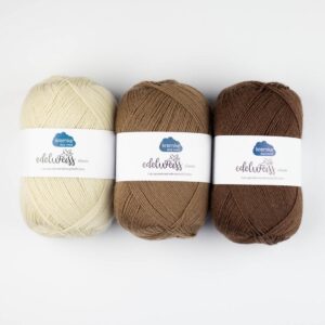 Kremke Soul Wool – Edelweiss Classic 4ply – Gris souris – 424 – Image 2