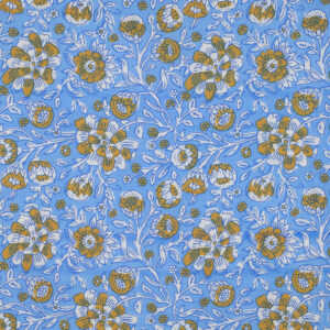 Coton block print – Azur <b class="prixprod"><br>23 €/m</b>