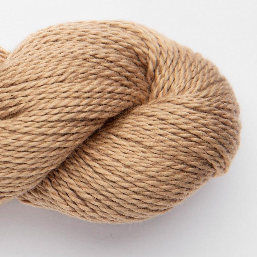 Écheveau SAMI Amano Macadamia 1818 beige noisette en coton Pima bio pour tricot et crochet
