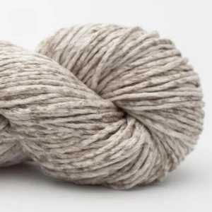 Écheveau Studio Linen Print Erika Knight Stracciatella 001, fil lin recyclé clair pour tricot et crochet