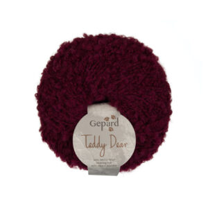 gepard teddy dear dark cherry coloris 470 atelier leonie 01