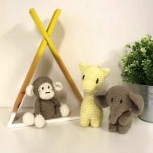 kit amigurumi jungle friends hoooked atelier leonie 01