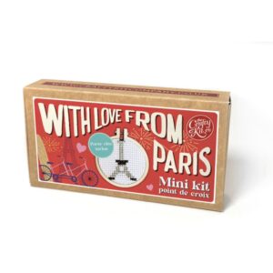 kit point de croix with love from paris the crafty kit company atelier leonie 01