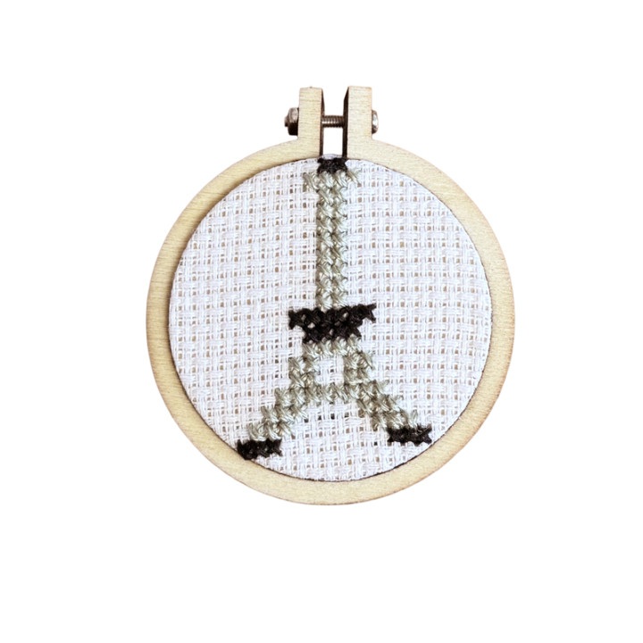 kit point de croix with love from paris the crafty kit company atelier leonie 02
