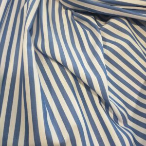 popeline de coton rayures bleues ge 039 atelier leonie 01