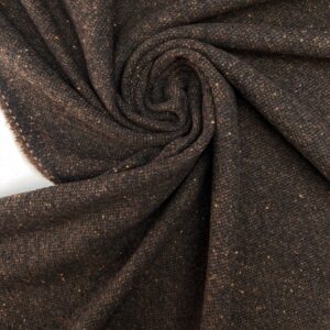 tweed brun de laine vierge 2430000036316 atelier leonie 01