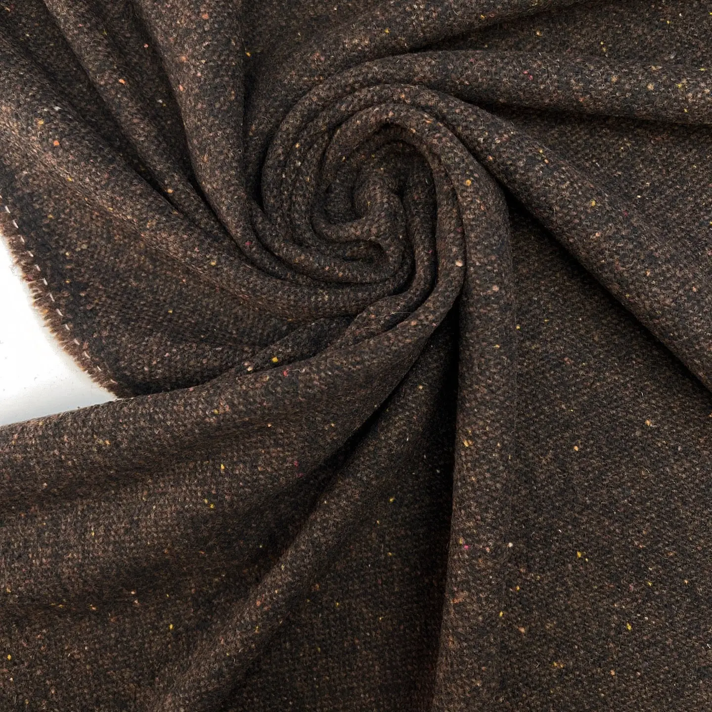 tweed brun de laine vierge 2430000036316 atelier leonie 01